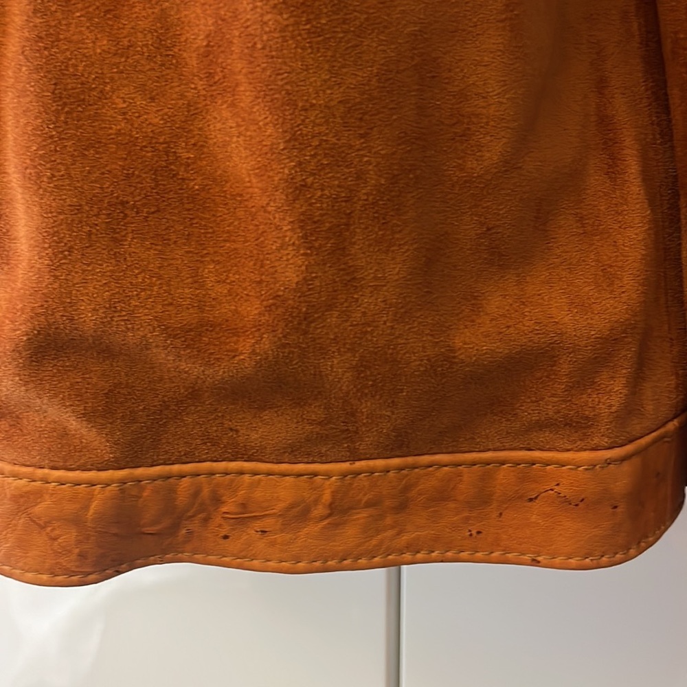 NWT Current Elliott The Crow leather suede jacket in rust
Size Medium $1078 - Picture 14 of 14